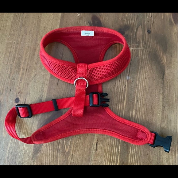 Small red dog harness. - Picture 3 of 5